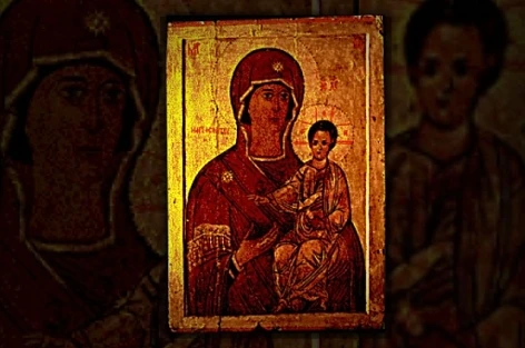 Virgin Mary Antifonitria - Miraculous Icon on Mount Athos