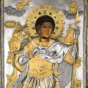 Άγιος Γεώργιος - Θαυματουργή Εικόνα στη Μονή Ξενοφώντος Αγίου Όρους - Saint George The Miraculous Icon at Xenophontos Monastery on Mount Athos