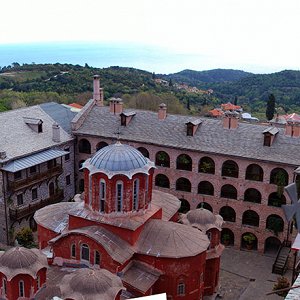 Holy Monastery of Koutloumousi: here is kept the miraculous icon of Panagia the Formidable Protection