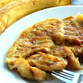 Omelette with Bananas