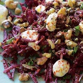 Salad with Beetroots and Mushrooms