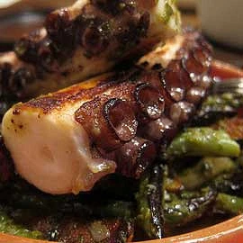 Green Beans with Octopus