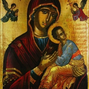 The Miraculous Icon Virgin Mary of Passion - Amolyntos