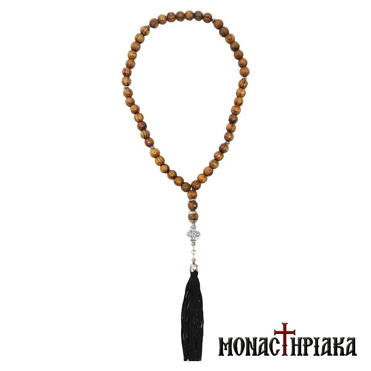 Wooden Prayer Rope with 50 Beads