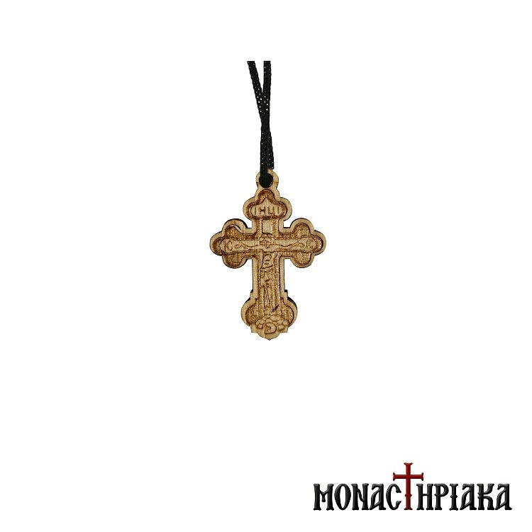 Wooden Cross IC XC NIKA