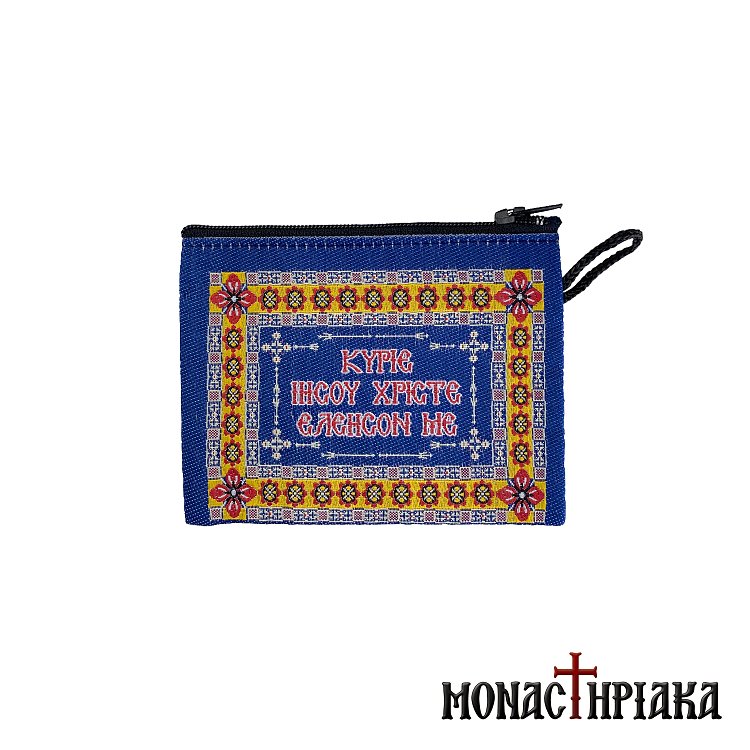 Embroidered Wallet with Prayers