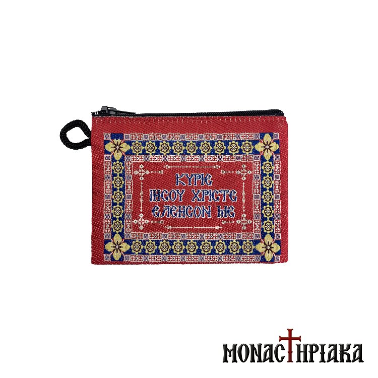 Embroidered Wallet with Prayers