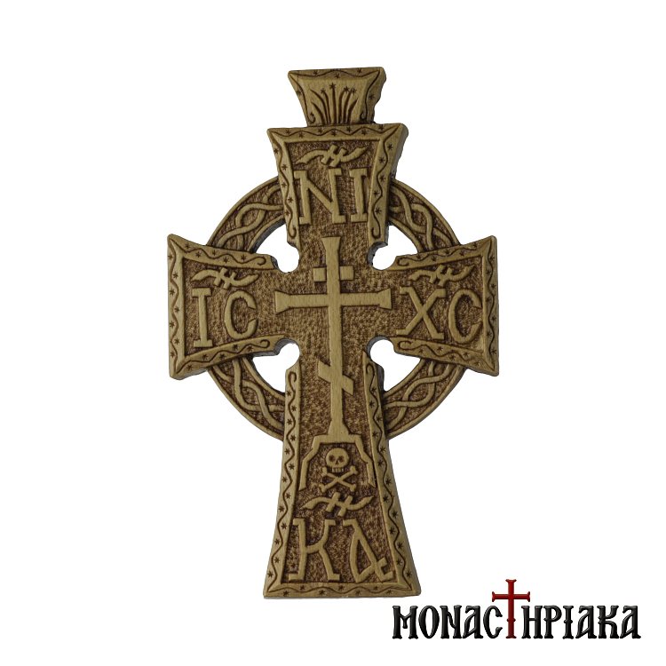 Hand Carved Wooden Cross