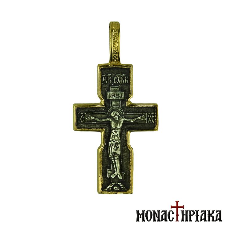 Silver Cross with Jesus Christ