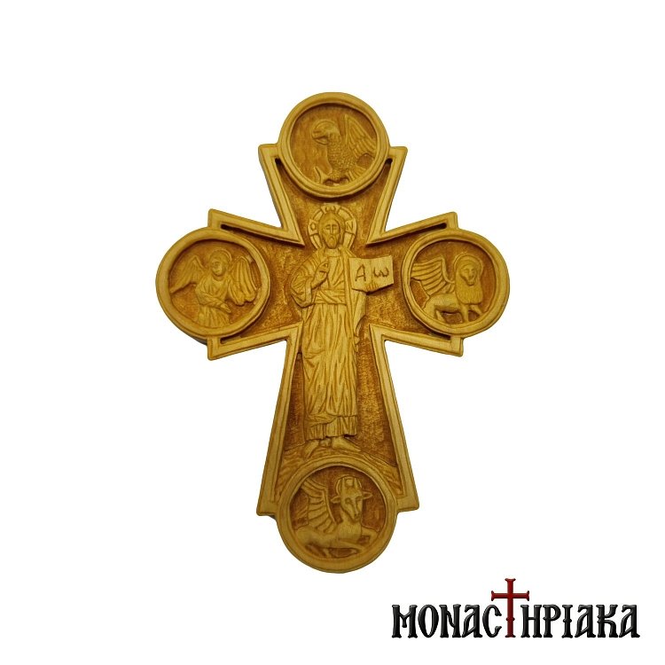 Hand Carved Wooden Cross