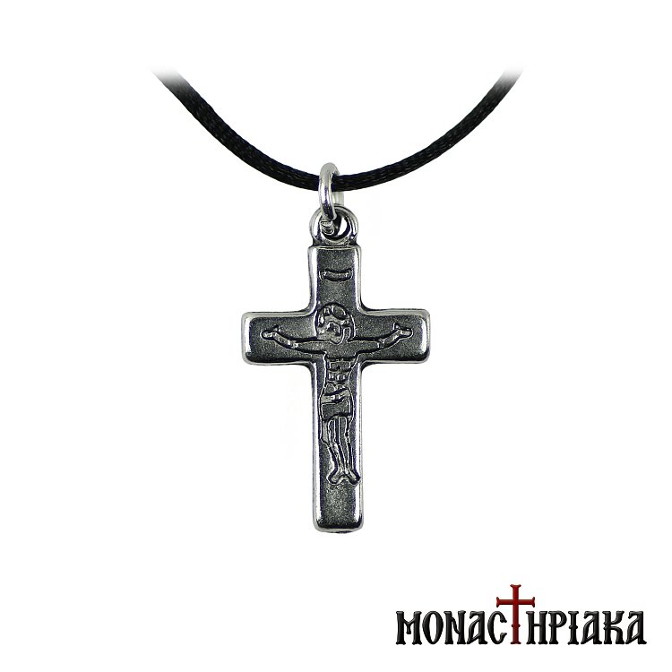 Silver Plated Neck Cross - Holy Trinity Cell