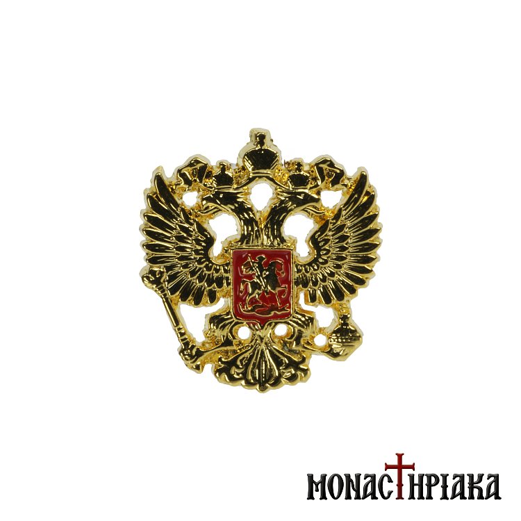 Lapel Pin Russian Double-Headed Eagle