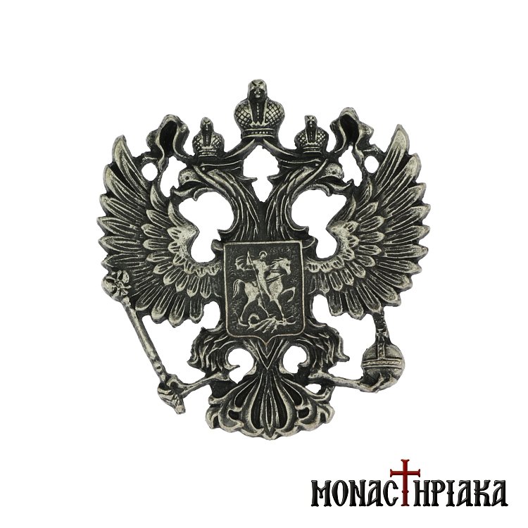 Lapel Pin Big Russian Double-Headed Eagle