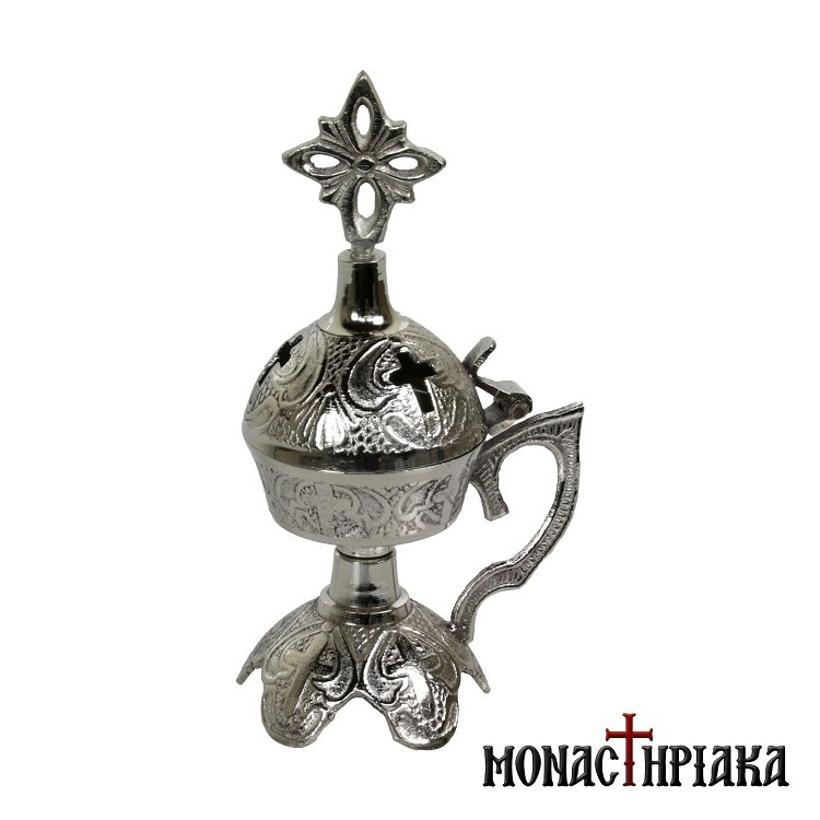 Bronze Home Censer with Cross