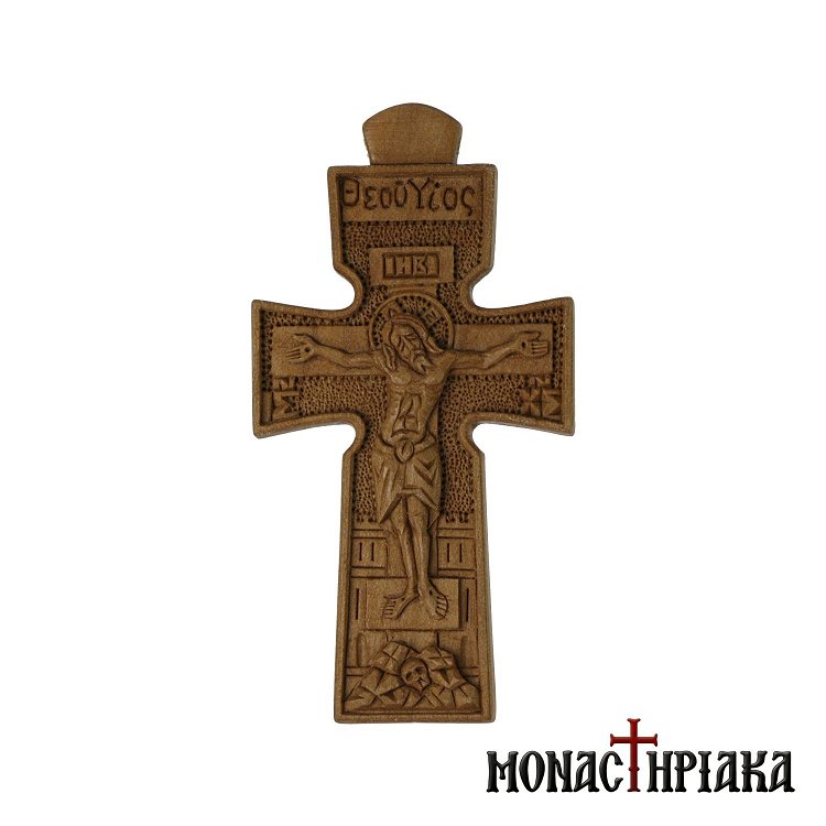 Wood Carved Cross “God’s Son”