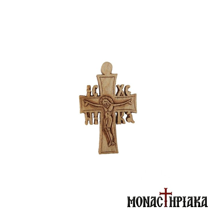 Hand Carved Wooden Cross