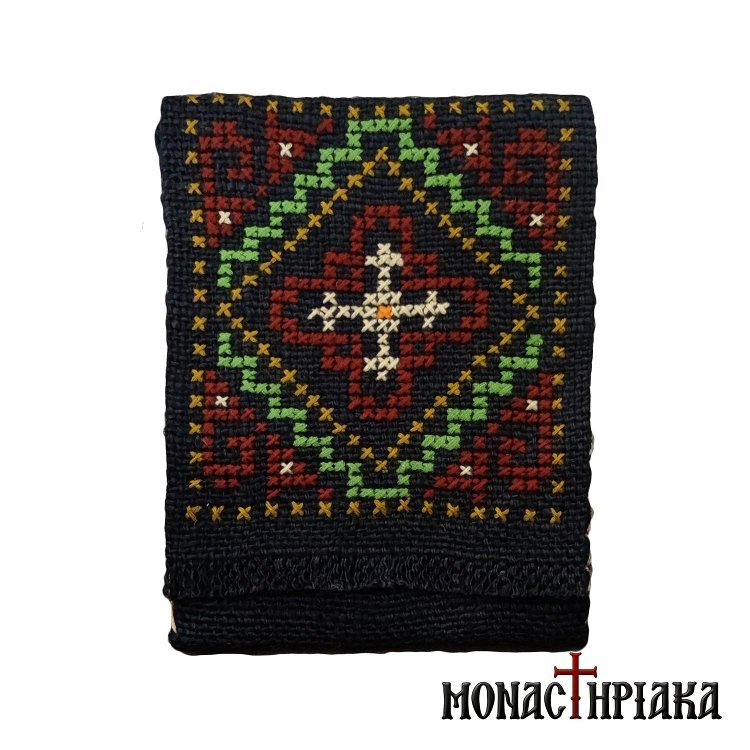 Monk Handwoven Bag with Multicolored Design