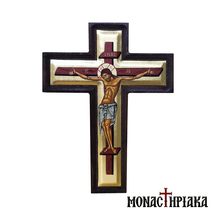 Wooden Cross with Jesus Christ