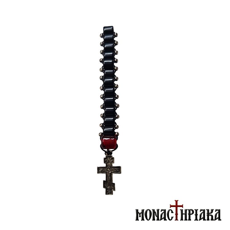 Small Prayer Rope with Black Beads