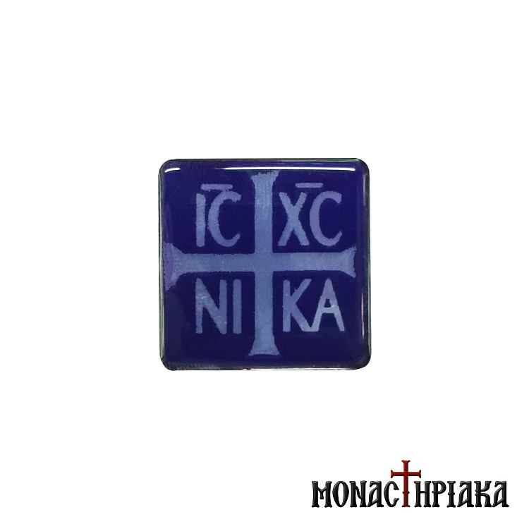 Square Sticker with ICXC NIKA