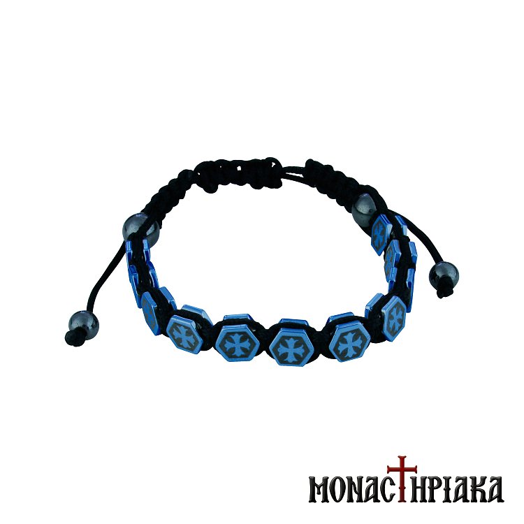 Monastic Bracelet with Hematite Beads