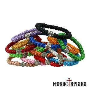 Prayer Rope 33 Knots Made of Synthetic Yarn in Various Colors