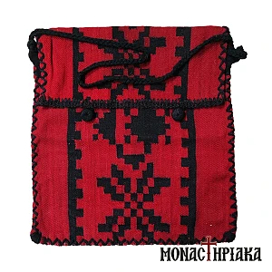 Monk Handwoven Bag Red