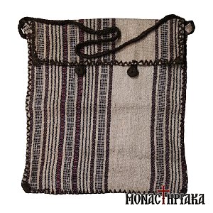 Monk Handwoven Bag with Stripes