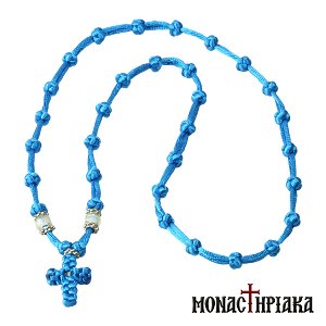 Prayer Rope Necklace with 33 Thin Knots