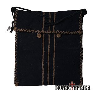 Monk Handwoven Bag in Black