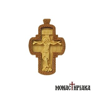 Wood Carved Cross  the Crucified