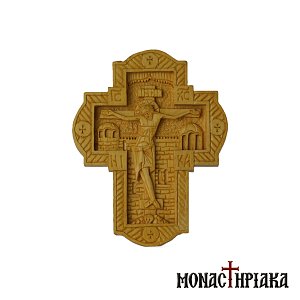 Hand Carved Wooden Cross