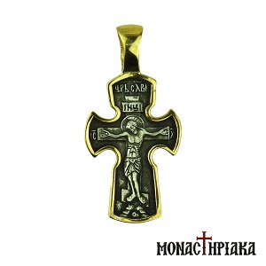 Silver Cross with the Crucifixion