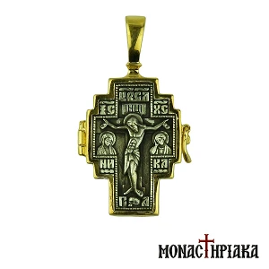 Silver Cross with the Jesus Christ