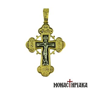 Silver Cross with Jesus Christ