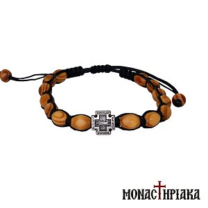 Athonite Bracelet with Wooden Beads