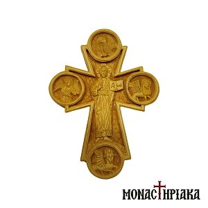 Hand Carved Wooden Cross