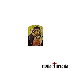 Sticker of Virgin Mary Glykofilousa