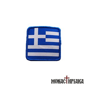 Embroidered Patches with Greek Flag