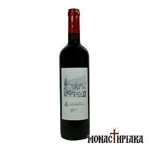 Merlot Ερυθρός Οίνος Ιεράς Μεγίστης Μονής Βατοπαιδίου