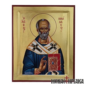 Saint Nicholas Byzantine Icon