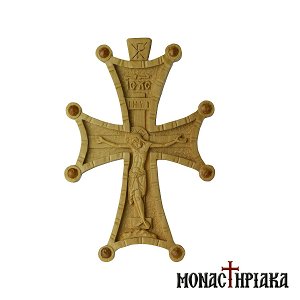 Ξυλόγλυπτος Βυζαντινός Σταυρός