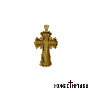 Hand Carved Wooden Cross