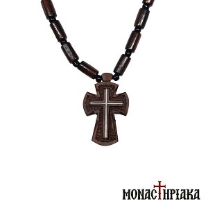 Wooden Neck Cross with Wooden Chain