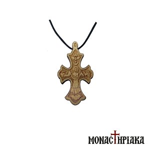 Wooden Cross with Theotokos Holy Belt