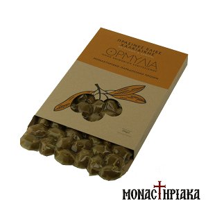 Green Olives with Athonite Oregano and Lemon of the Holy Monastery of the Annunciation - 500 gr