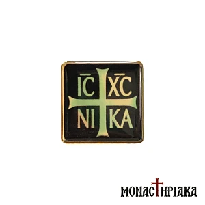 Square Sticker with ICXC NIKA