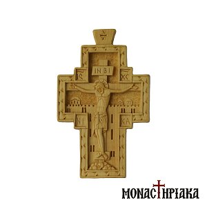 Hand Carved Wooden Cross