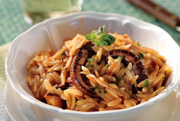 Orzo with Octopus