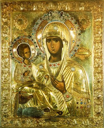 Virgin Mary Tricherousa - Holy Monastery Hilandar
